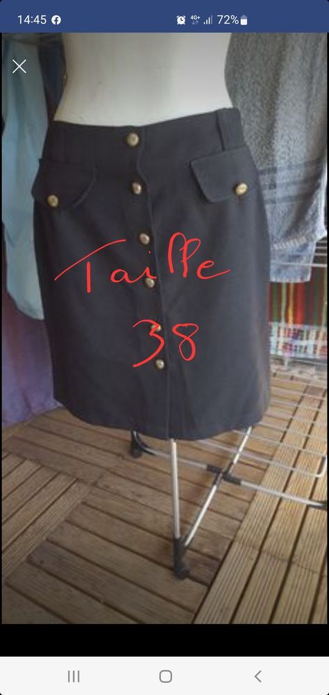 jupe noire kiabi taille 38 tr�s bon �tat 9 Bron (69)