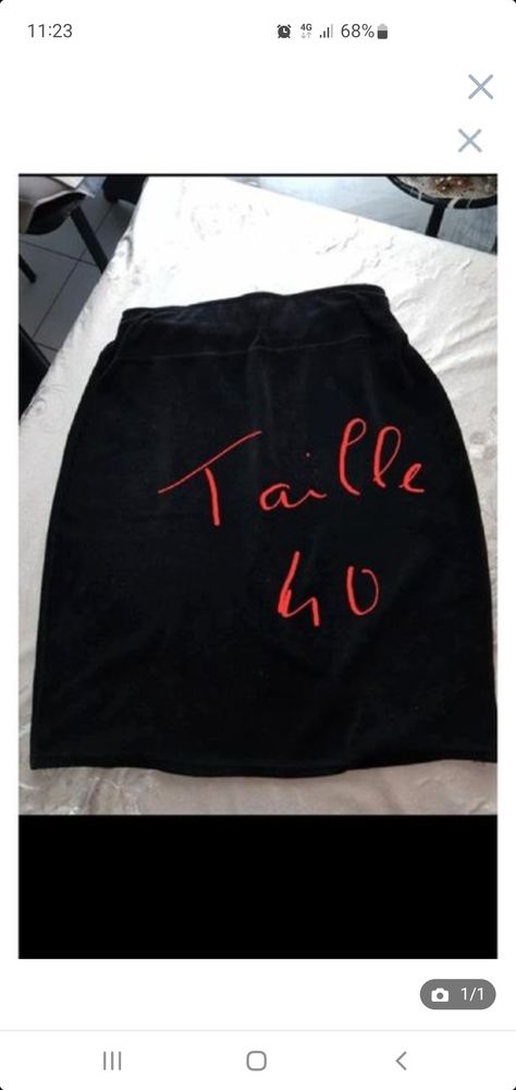 jupe velours noire taille 40 7 Bron (69)
