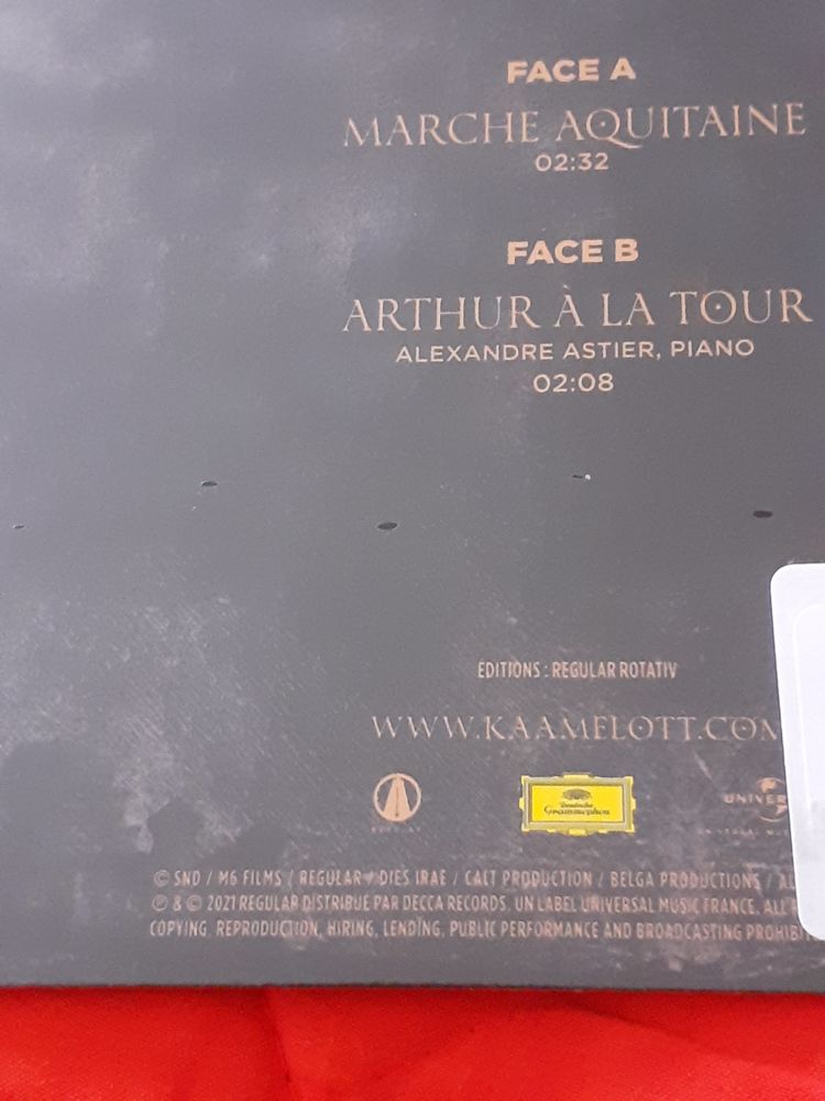 BOF 45 T KAAMELOTT  1 er volet  �dition limit�e 2021 BLISTER 6 Reims (51)