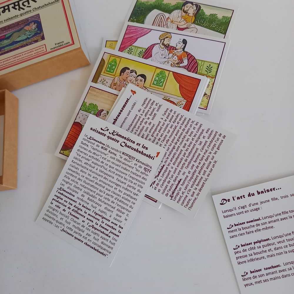 Le kamas�tra et les soixante-quatre chatushashti, 37 fiches 9 Saumur (49)