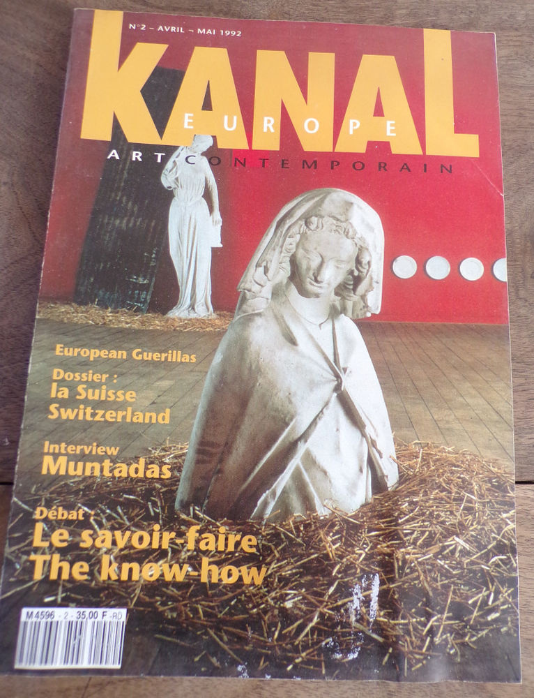 Kanal europe n� 2 revue art contemporain 1992 5 Laval (53)
