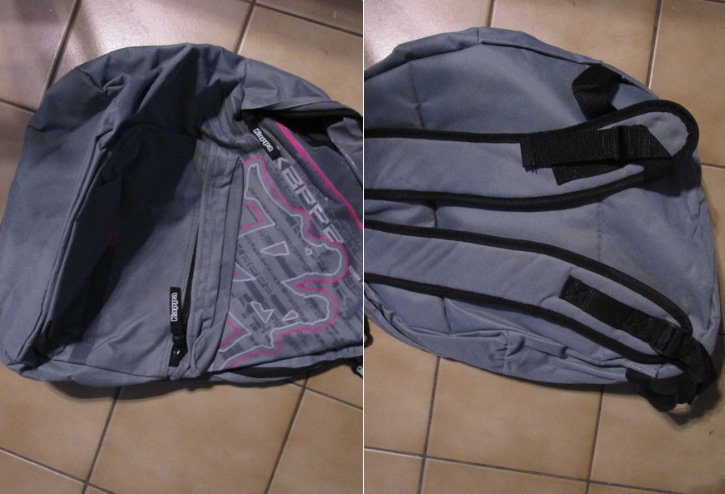 Sac � dos Kappa gris 15 La Roche-Derrien (22)