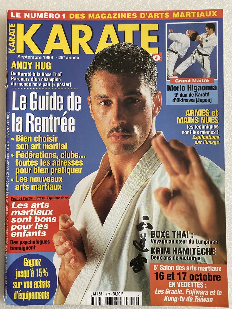 Magazine Karate Bushido N°273 - Novembre 1999 - Spécial 25 Ans / Taekwondo - Édition Originale
