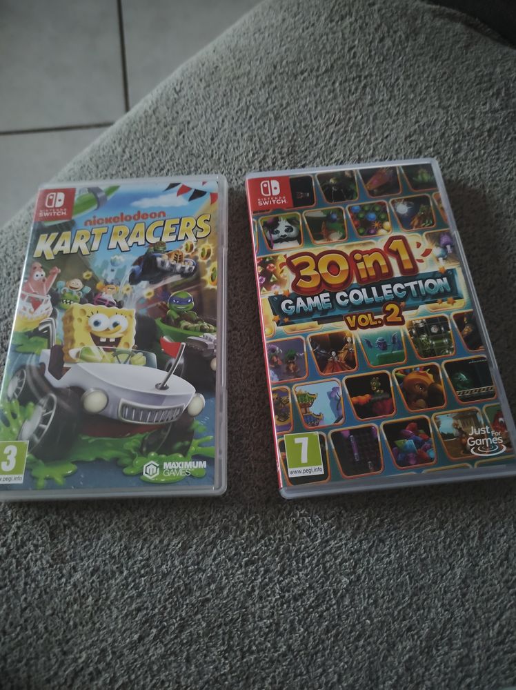 Kart bob l'�ponge Switch + un autre jeux 40 Eurville-Bienville (52)