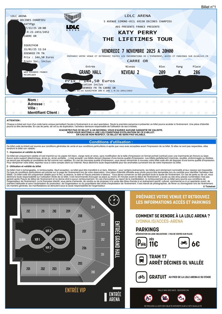 Katy Perry Carr� Or Concert Lyon 7 Novembre 140 Lyon 7 (69)