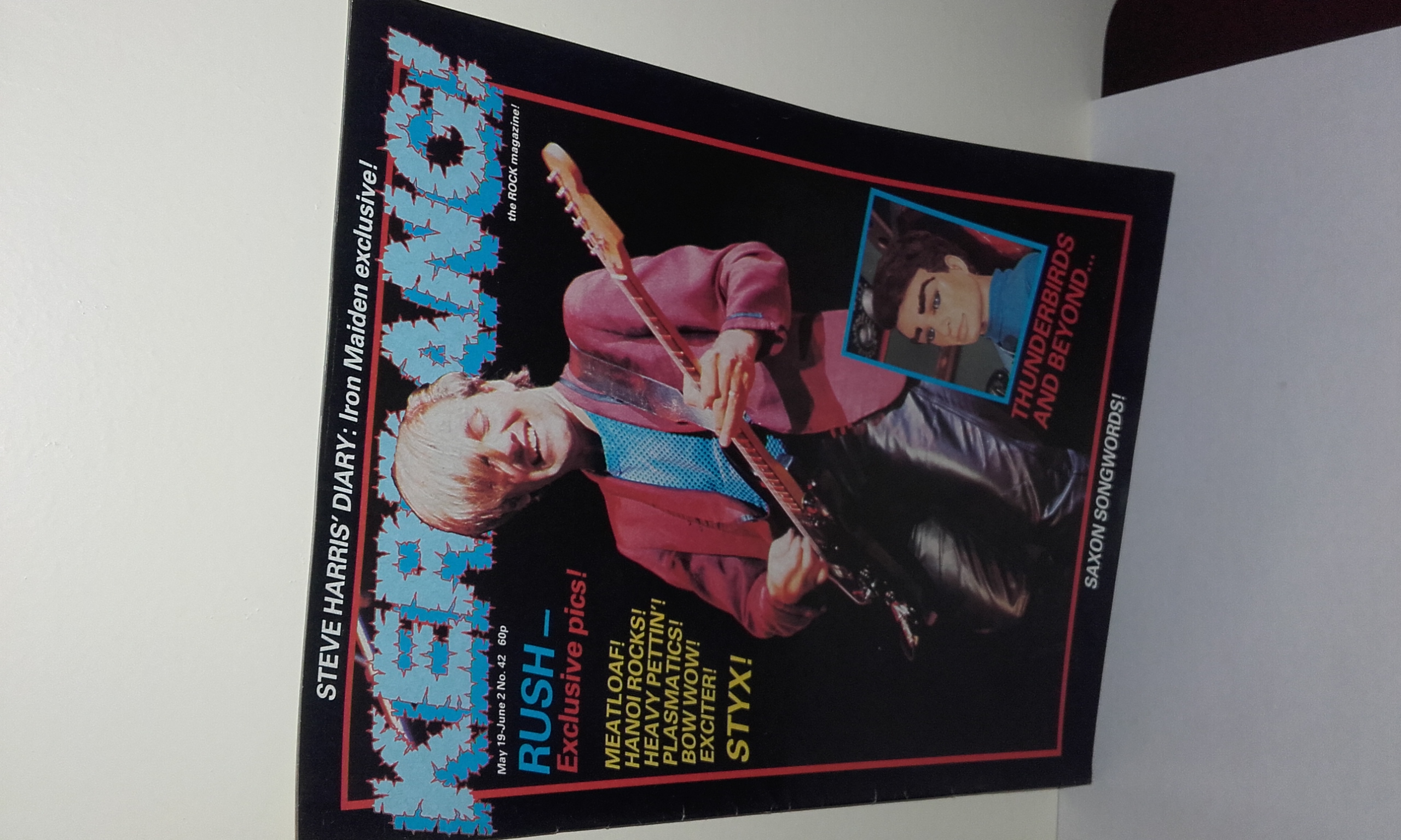 Kerrang N�42 - May 19 1983 (UK Magazine) avec Rush, Styx 35 Angers (49)