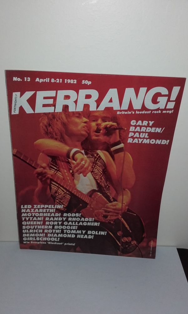 Kerrang N�13 - April 8 1982 (UK Magazine) avec Led Zeppelin 50 Angers (49)