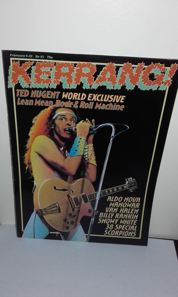 Kerrang N�61 - February 9 1984 (UK Magazine) avec Ted Nugent 35 Angers (49)