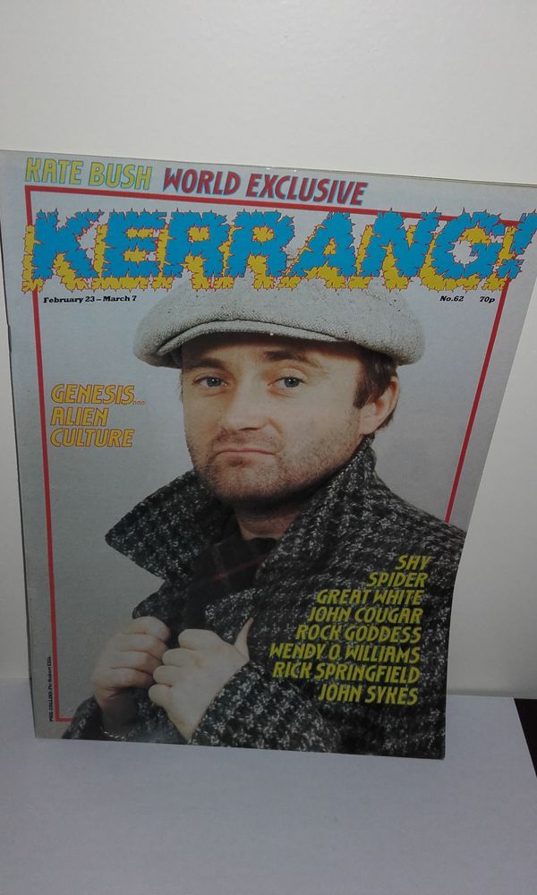 Kerrang N�62 - February 23 1984 (UK Magazine) avec Genesis 35 Angers (49)