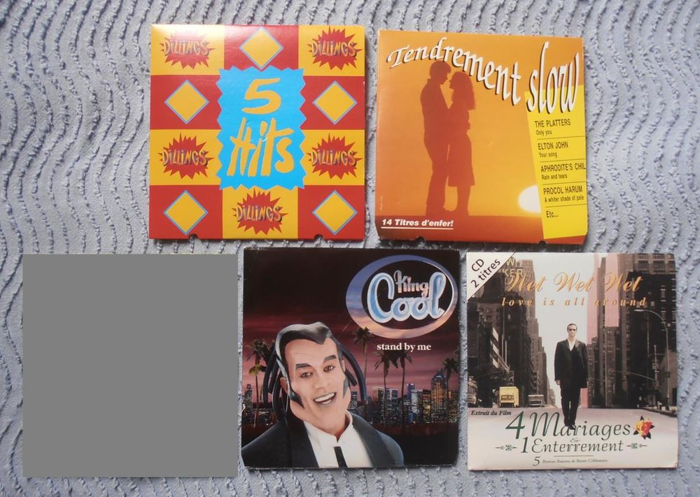 CD King Cool, Wet Wet Wet, Dillings 5 Hits, Tendrement Slow 1 Aubin (12)