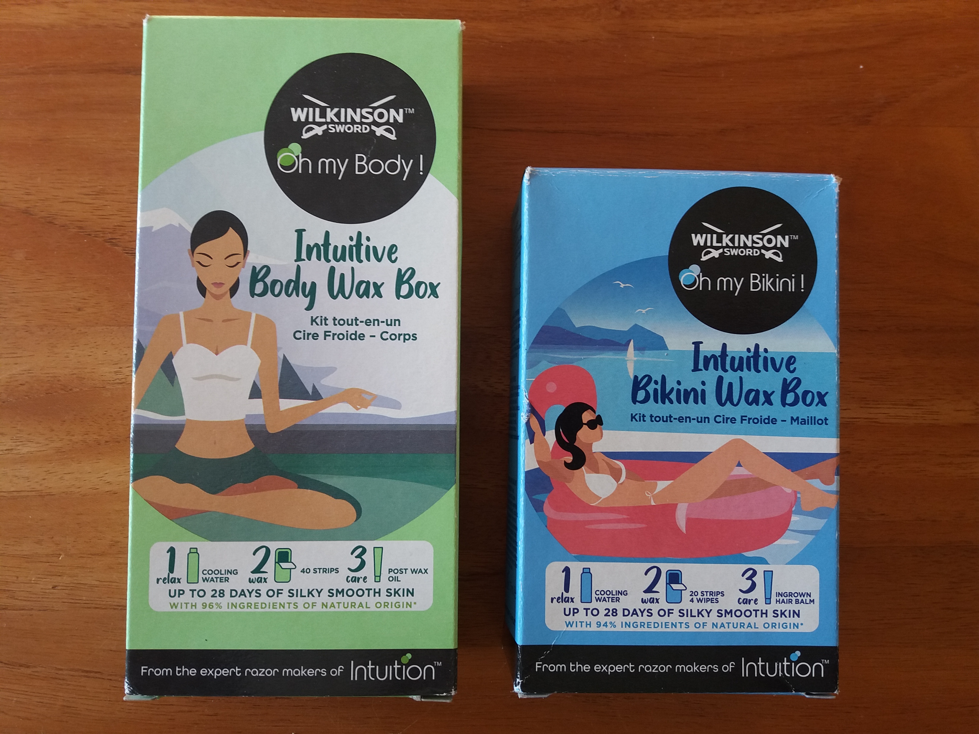 Lot de 2 Kits tout-en-un Cire Froide 8 Pr�failles (44)