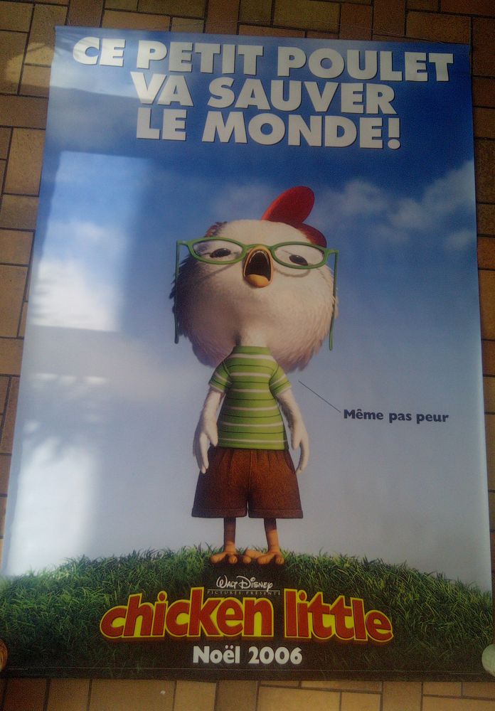 Kokemono rare du film Chicken little 2005 50 Verneuil-l'�tang (77)
