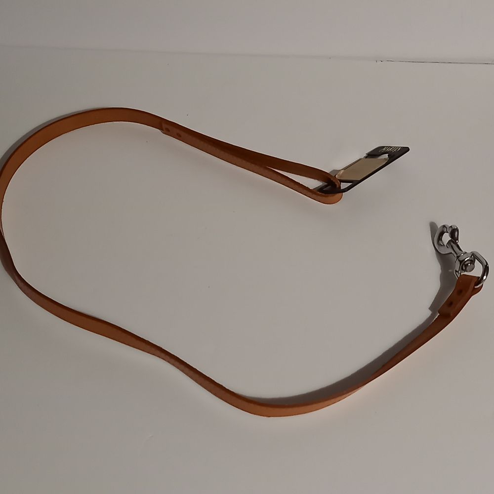 Laisse en cuir rive simple naturel, 2 cm x 100 cm 14 Saumur (49)