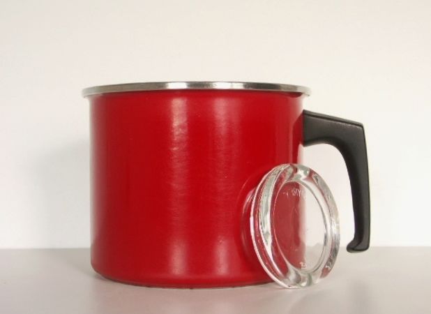 Pot � lait acier �maill� Vintage 60 - TRES BON ETAT 35 M�rignac (33)