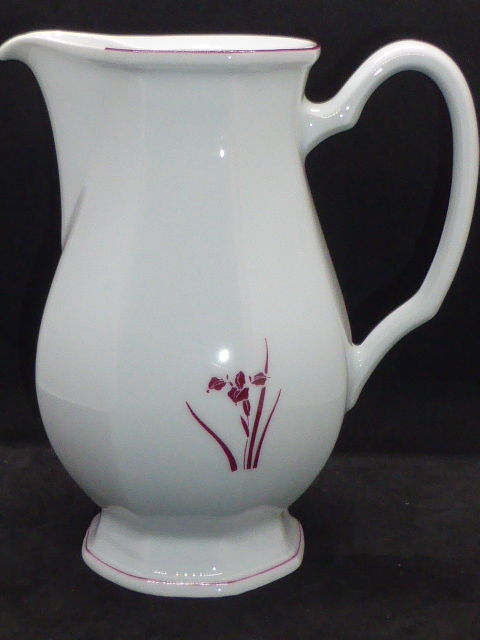 Pot � lait pichet Porcelaine de Sologne liser� et d�cor roug 8 Rueil-Malmaison (92)