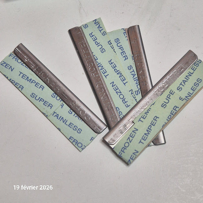 Lame de rasoir coupe choux Eicker , lot de 5 lames 5 Saumur (49)