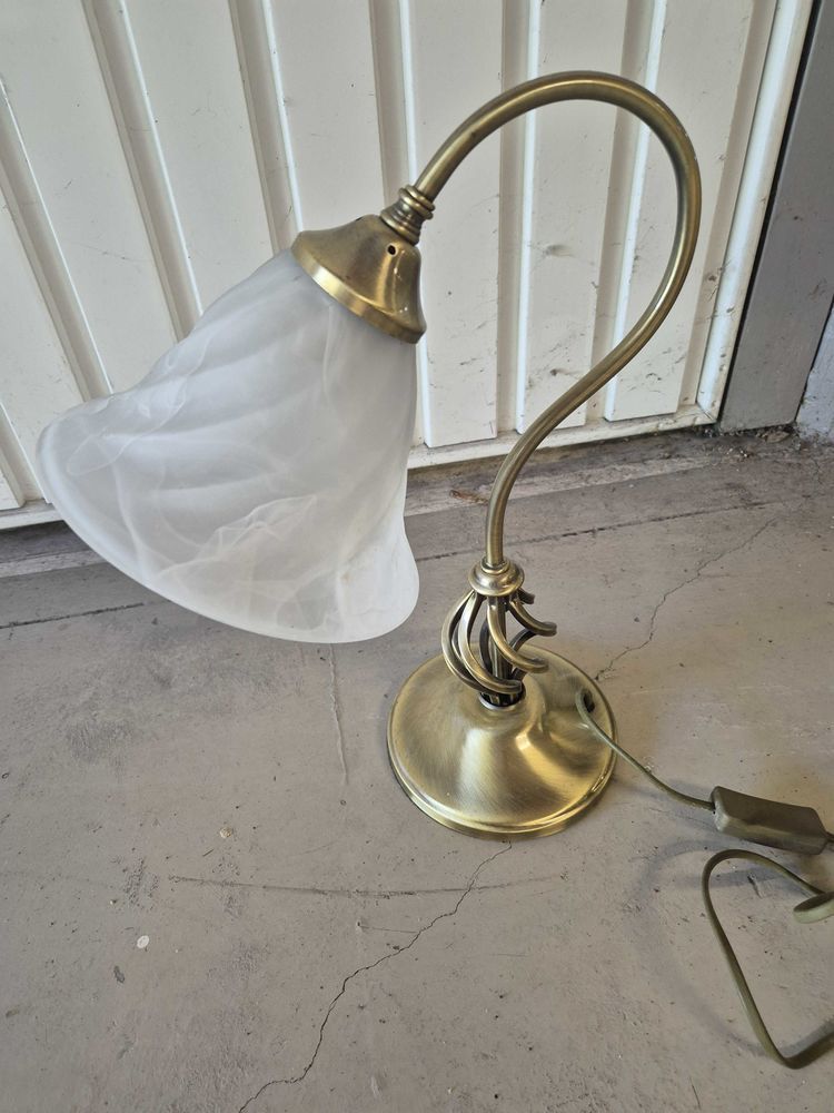 lamp Anglais cuivre et verre. 50 Mougins (06)