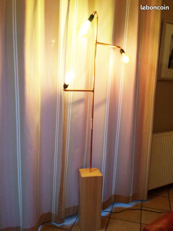 Lampadaire design cuivre multi lampes 140 euros 140 Sanary-sur-Mer (83)