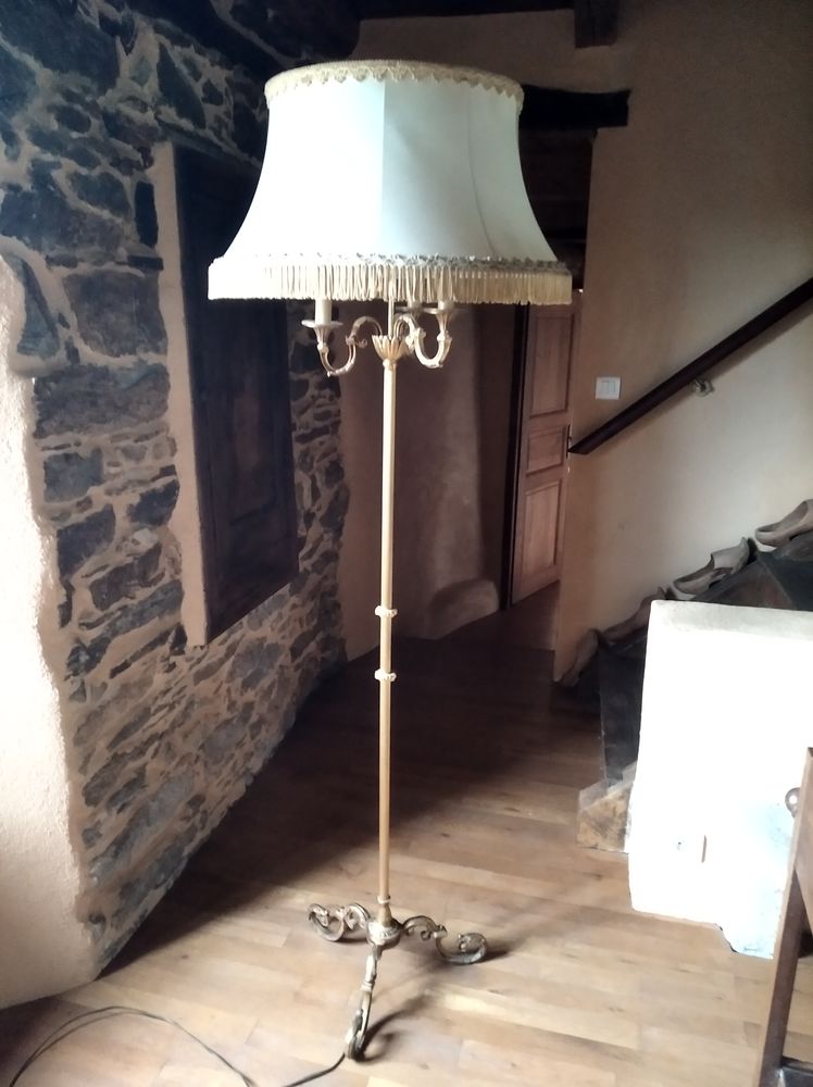 Lampadaire dor� Louis XVI 120 R�quista (12)