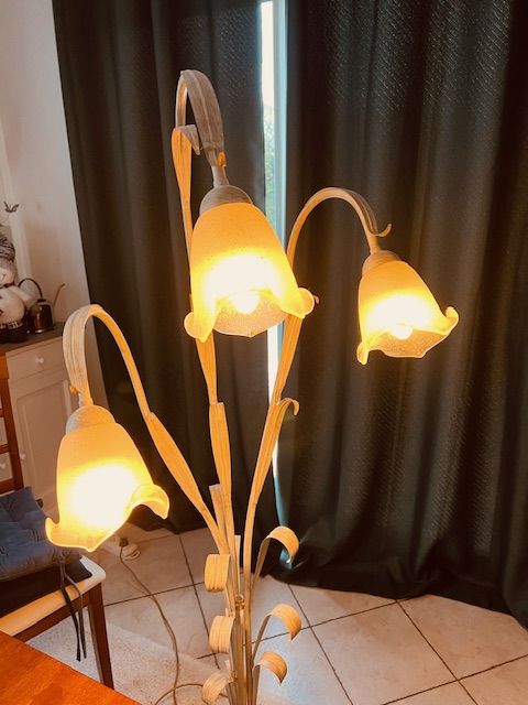 Lampadaire 3 lampes (style florentin) 110 Melesse (35)