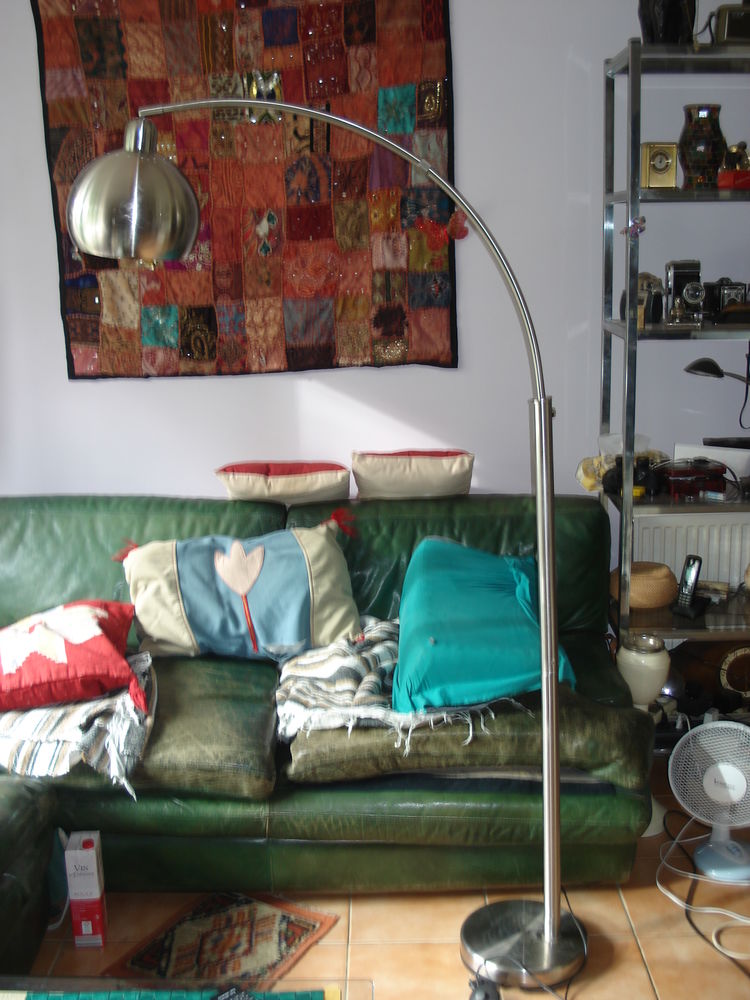 Lampadaire Lounge 175 cm gris m�tallique 100 Fontenay-le-Fleury (78)