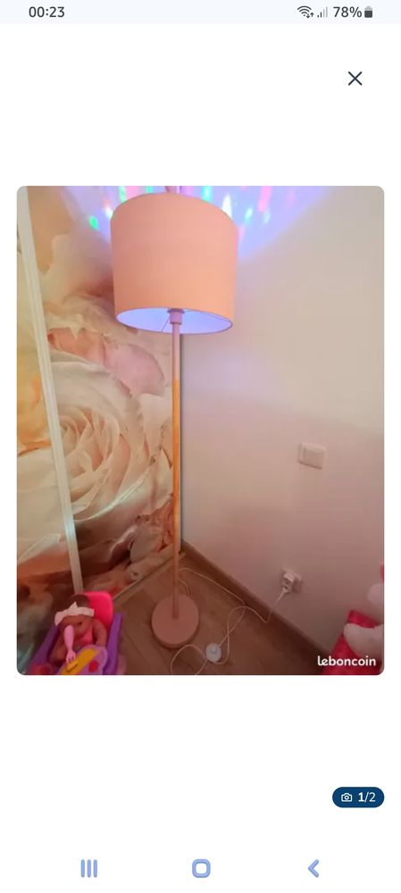 Lampadaire rose 25 Monteux (84)