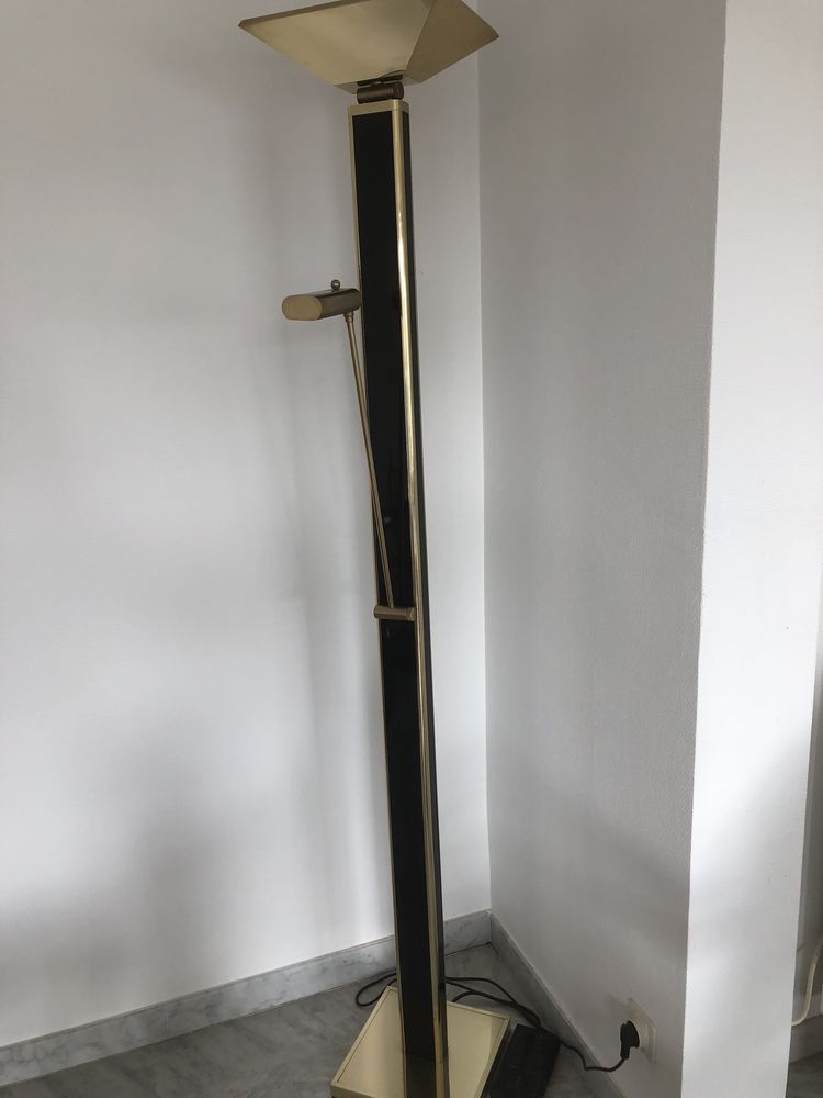 lampadaire tr�s bon �tat et qualit� presque neuf laque noire 100 Chartres (28)