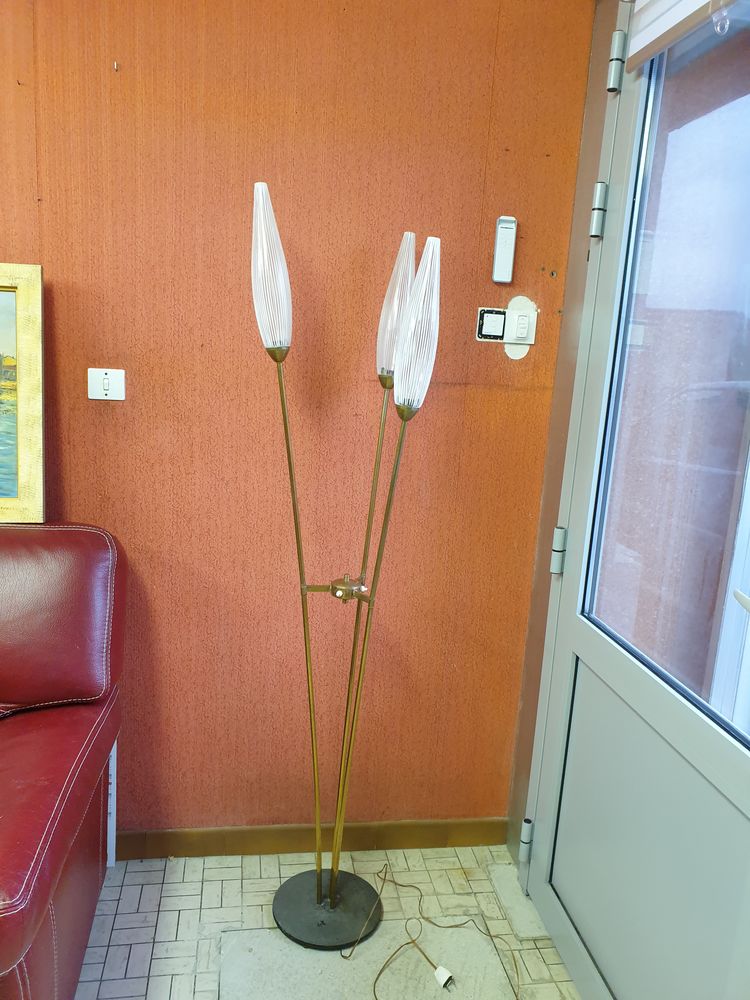 Lampadaire vintage Tripode Laiton des ann�es 1960 0 Laon (02)