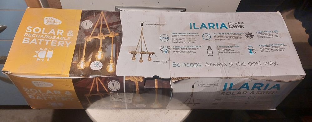 Lampe � 3 ampoules autonome solaire rechargeable 60 Locmariaquer (56)