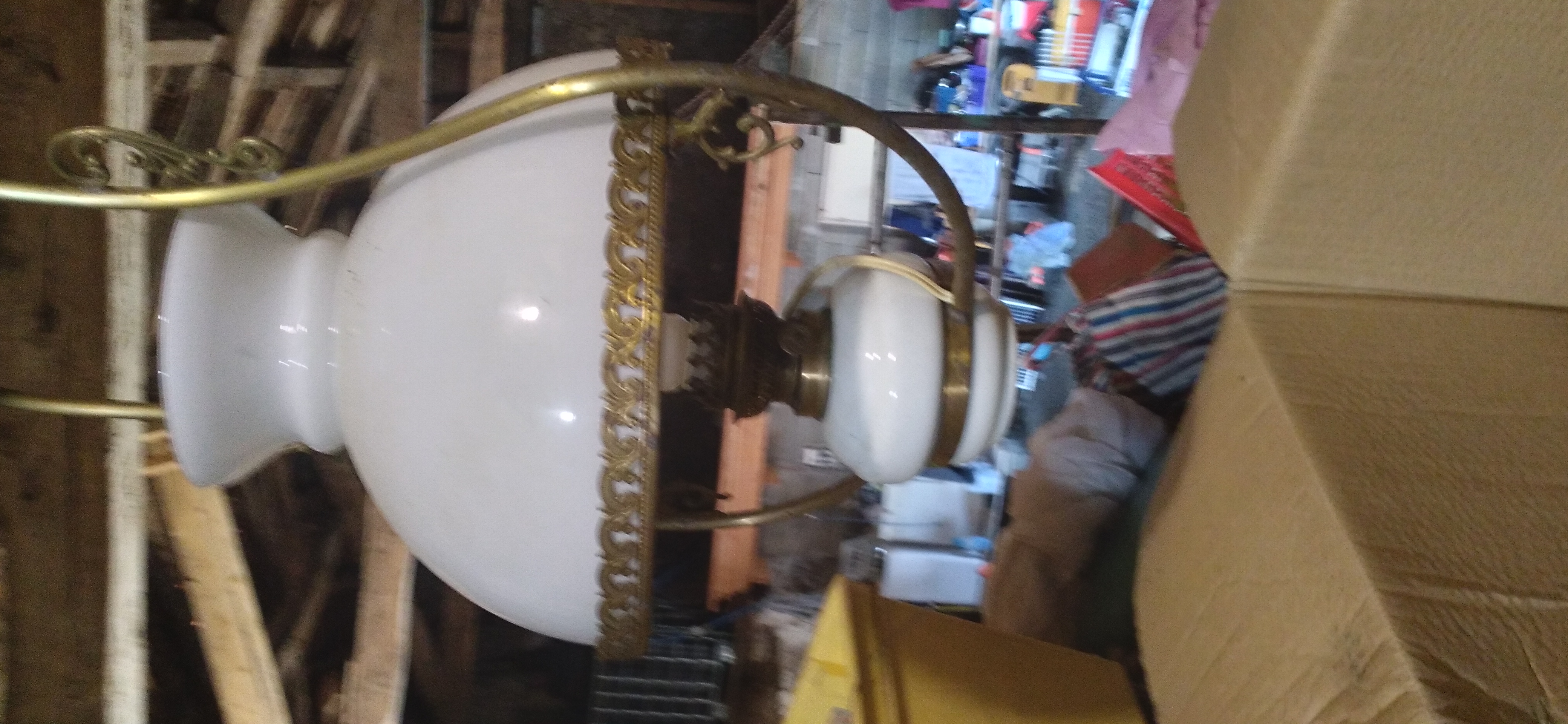 Lampe ancienne suspension 15 Vayres (87)