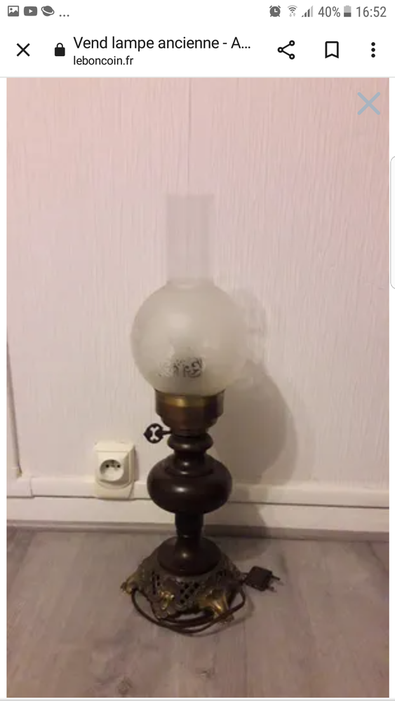LAMPE ANCIENNE 10 Argenteuil (95)