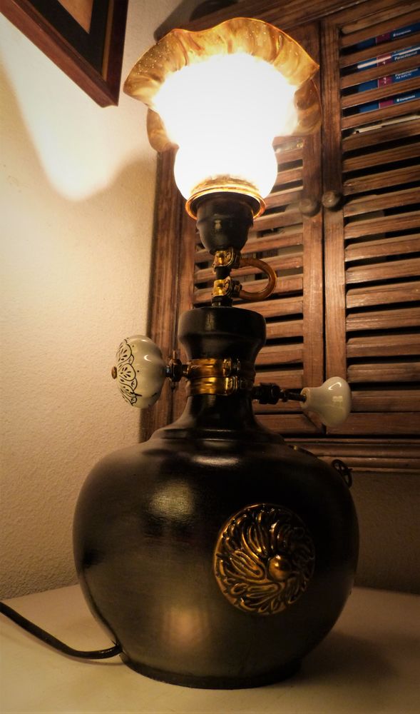 Lampe &quot;ANTIQUE STEAM LIGHT&quot; Steampunk Décoration