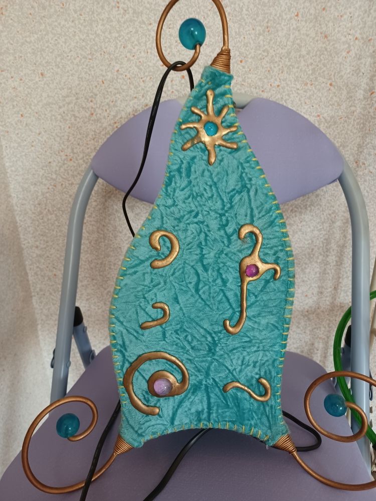 lampe bleue artisanale 10 Nancy (54)