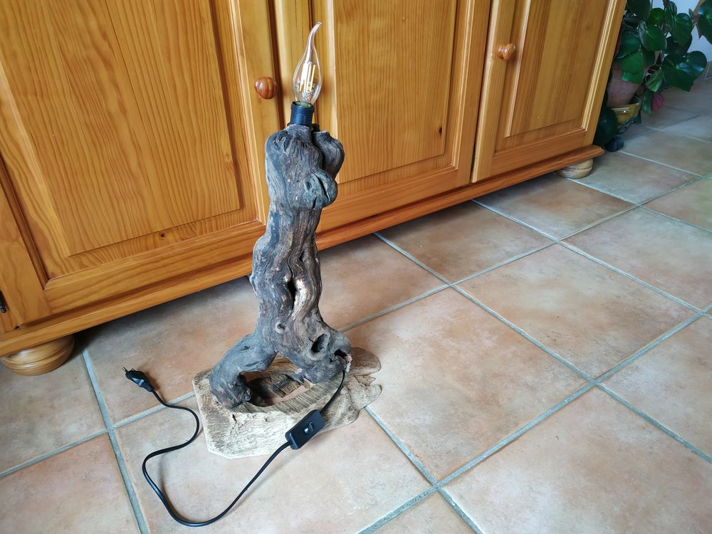 Lampe bois cep de vigne 40 Ch�tillon-sur-Cher (41)