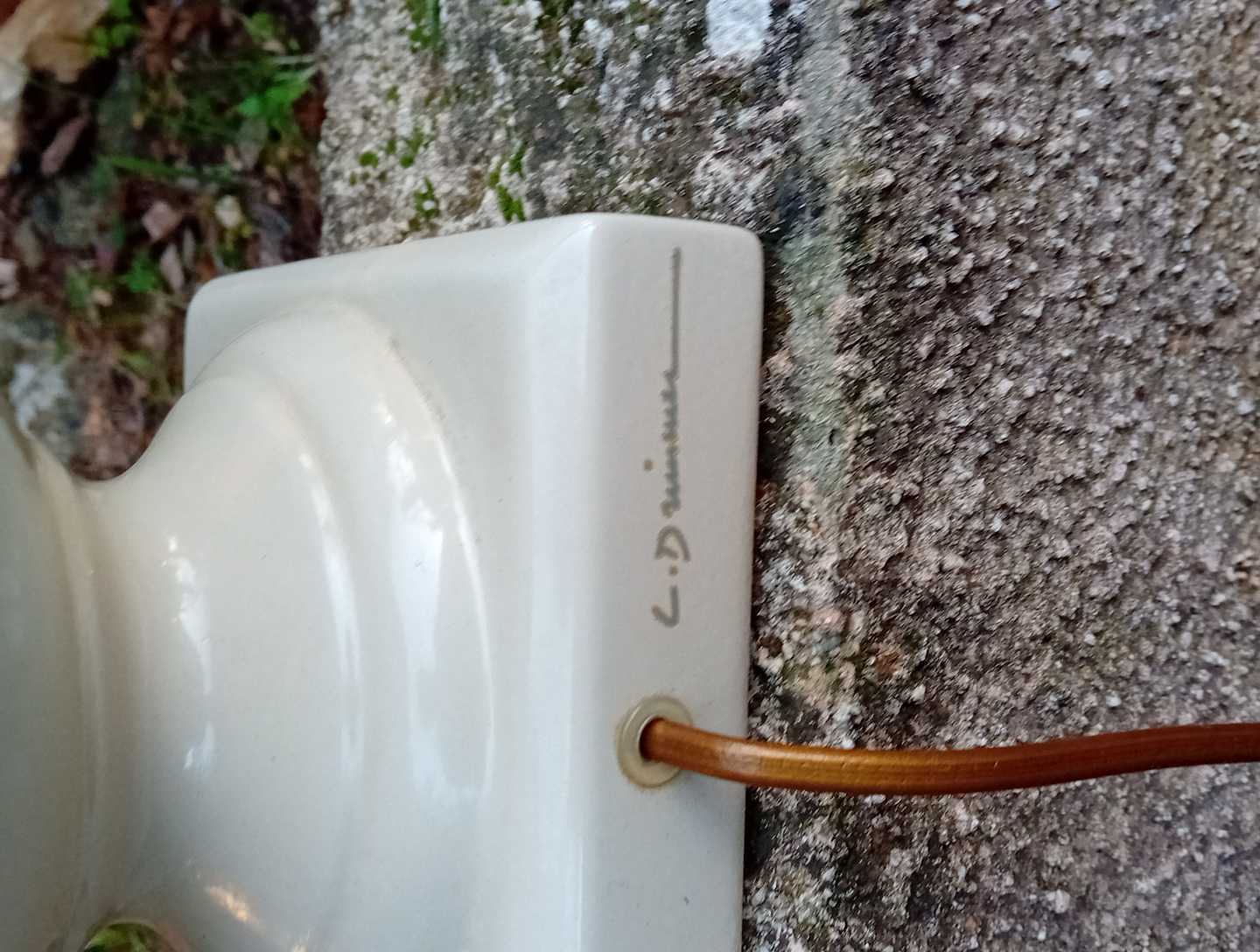 LAMPE BOULE LOUIS DRIMMER SIGN��E VINTAGE 50 Toulon (83)