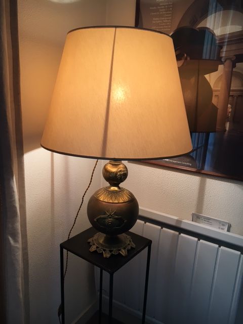 lampe bronze dor� style XVIII; louis XIV Empire 150 Chambourcy (78)