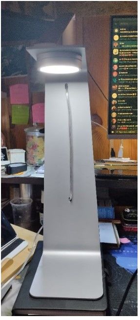 Lampe de bureau LED H. 37 cm JACKSON gris 25 Reims (51)