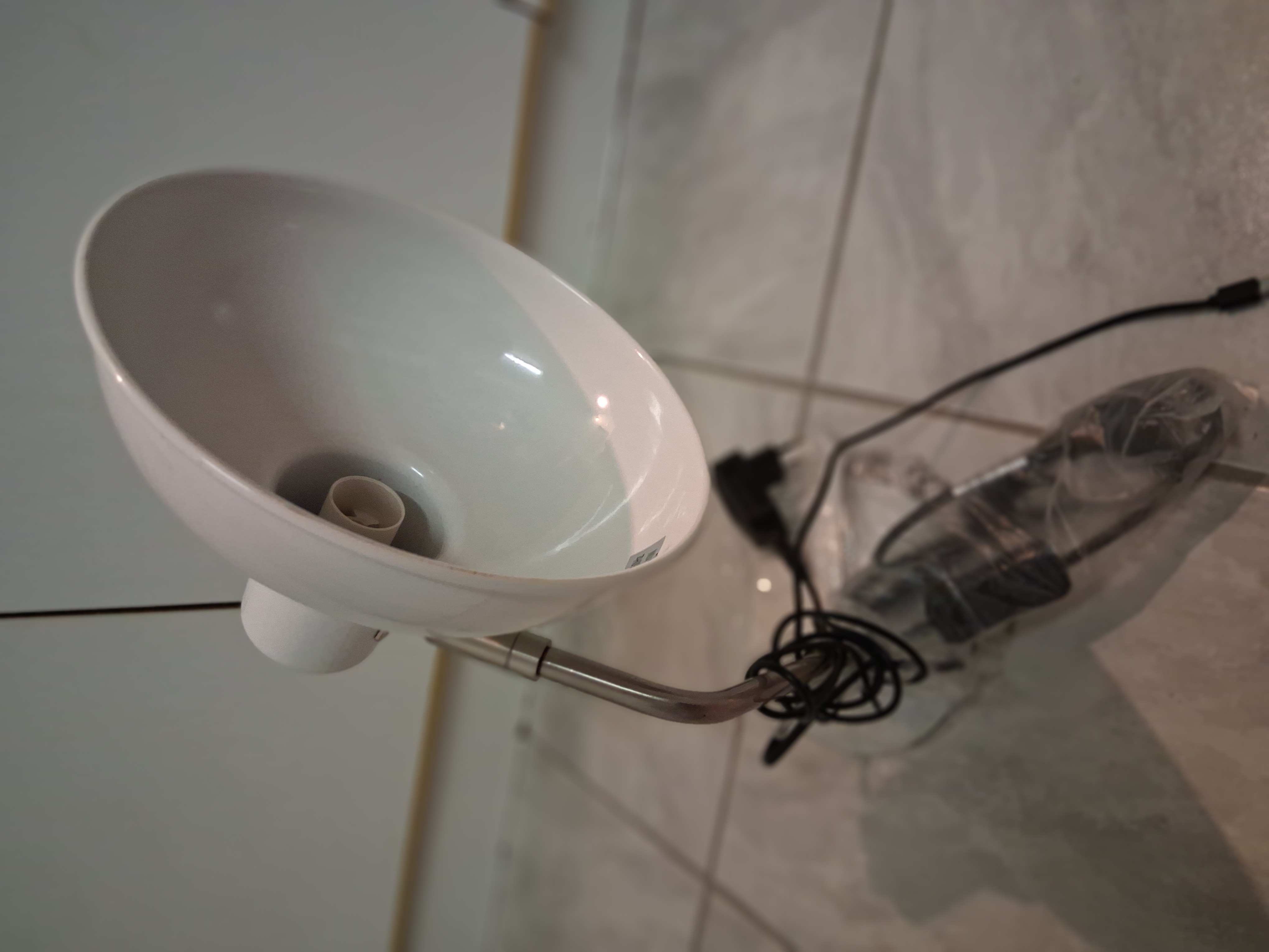 LAMPE BUREAU METAL BLANC 10 Maincy (77)