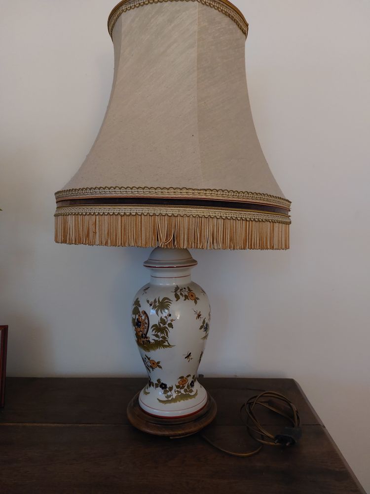 Lampe c�ramique d�cor Moustiers 80 Ablis (78)