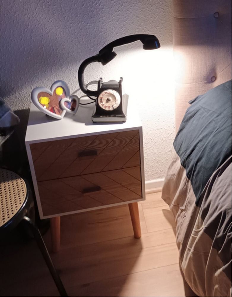 Lampe chevet Art d�co t�l�phone ann�e 1964 70 Golbey (88)