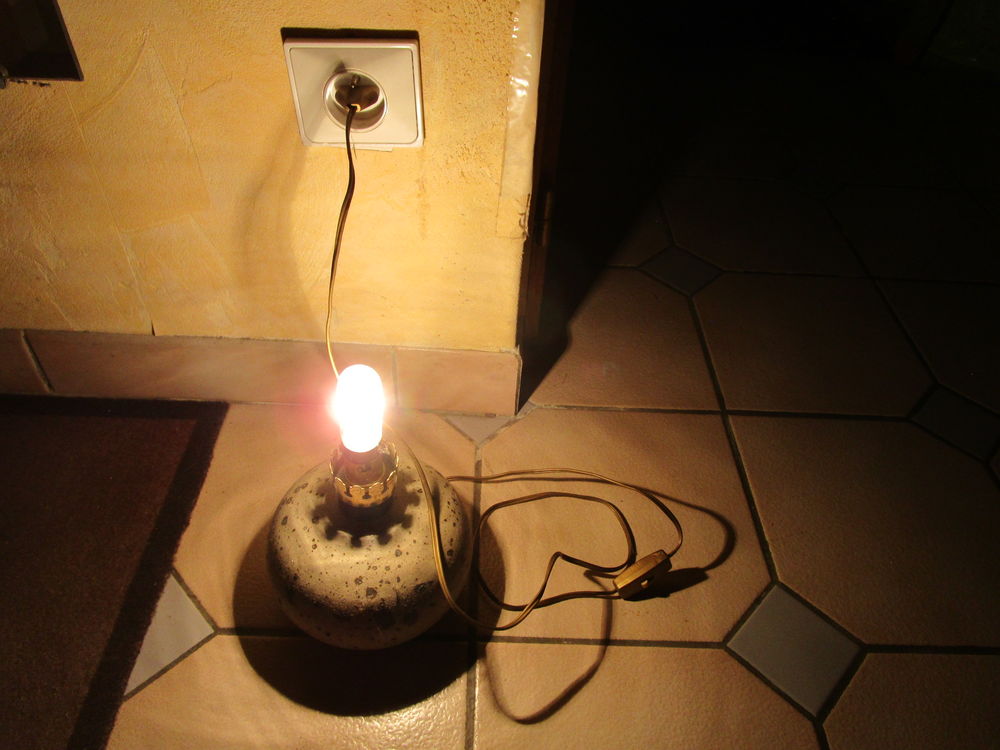 LAMPE DE CHEVET GRES CERAMIQUE 6 Villepinte (93)
