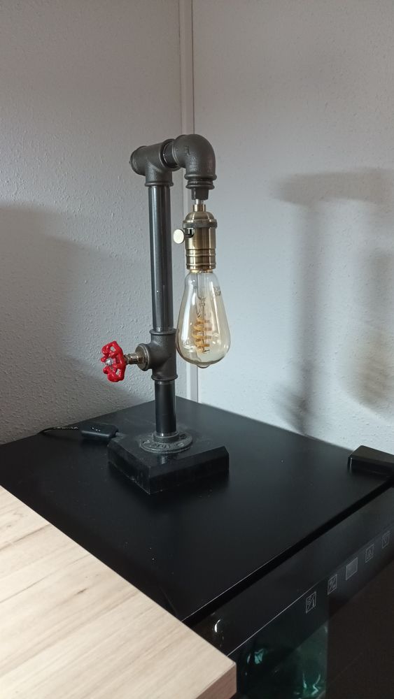 lampe de chevet industriel  en acier  vintage 0 Golbey (88)