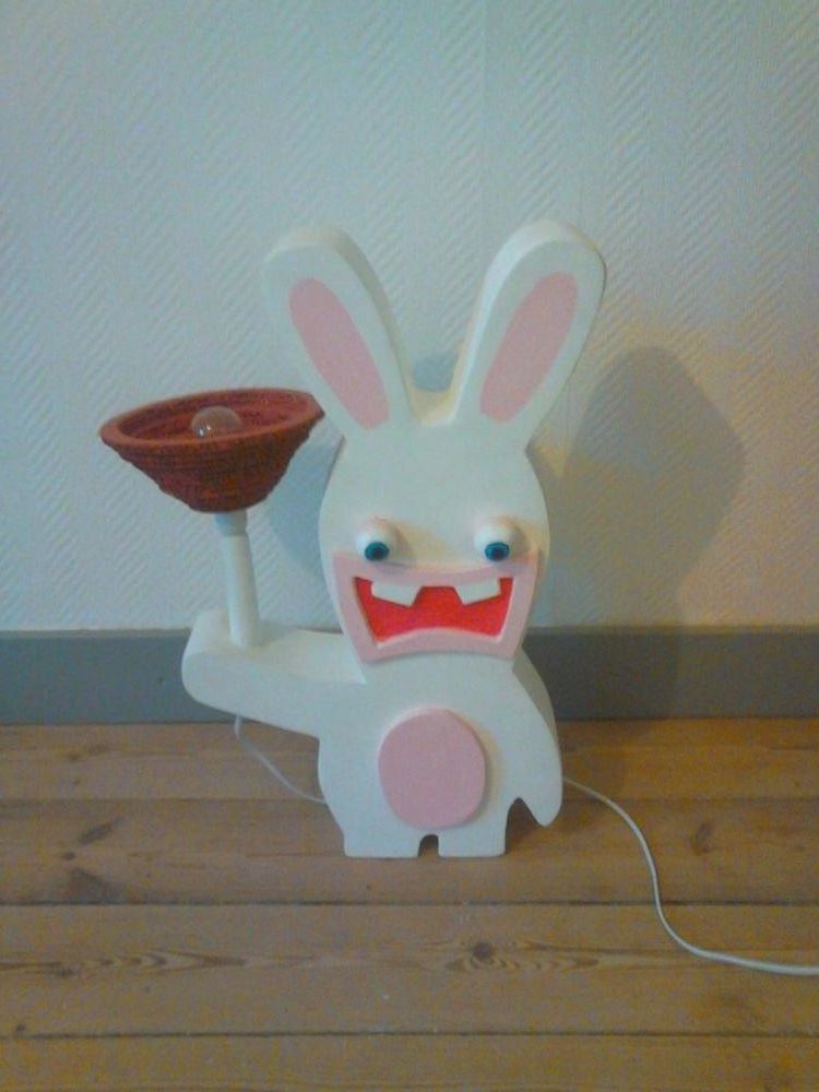 Lampe de chevet lapin cr�tin 60 Saint-Claud (16)