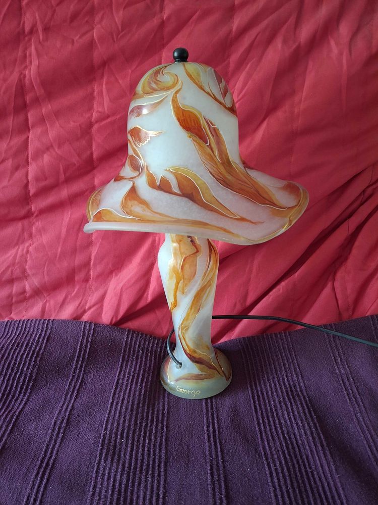 lampe de chevet en p�te de verre 120 Agde (34)