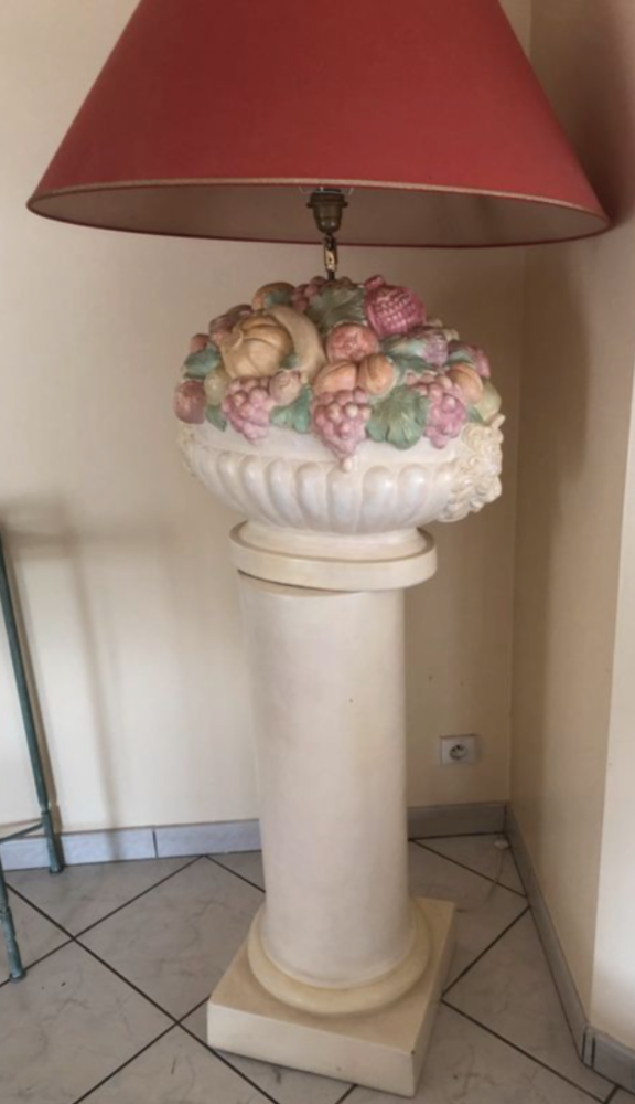 Lampe colonne corinthienne 80 Belleville (69)