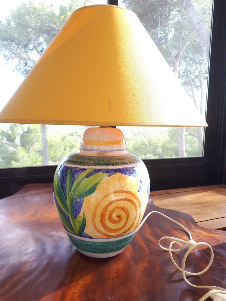 Lampe d�corative en fa�ence 10 Espira-de-l'Agly (66)