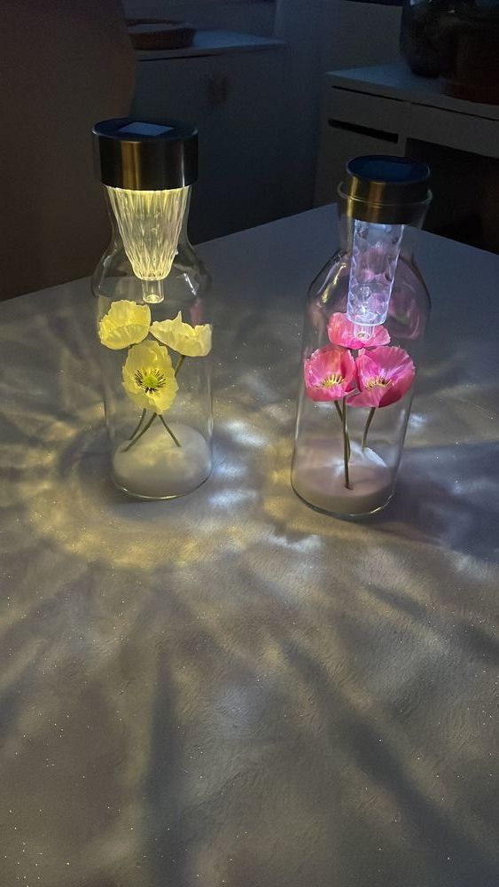 LAMPE DECORATIVE SOLAIRE AVEC FLEURS 0 Les Ulis (91)