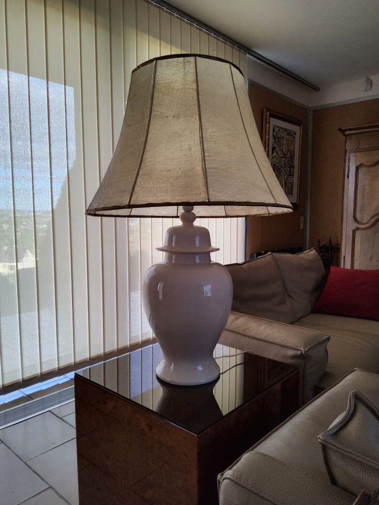 lampe �crue, abat-jour vessie de porc 30 Luzy (58)