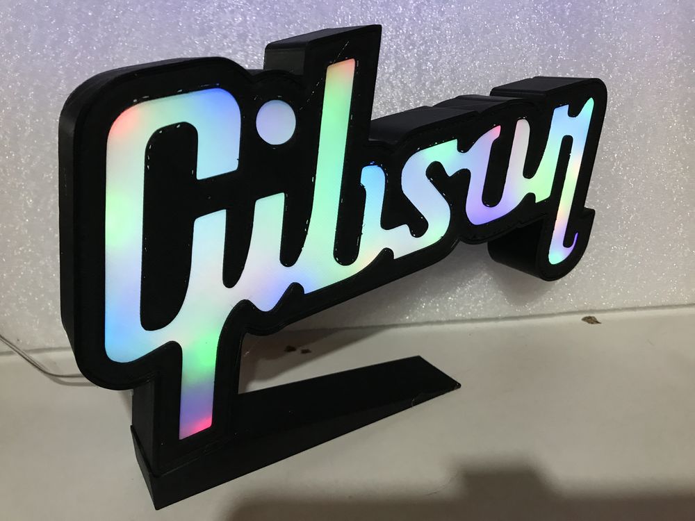 Lampe GYPSON GUITARE �clairagec leds � piles 29 Vorey (43)