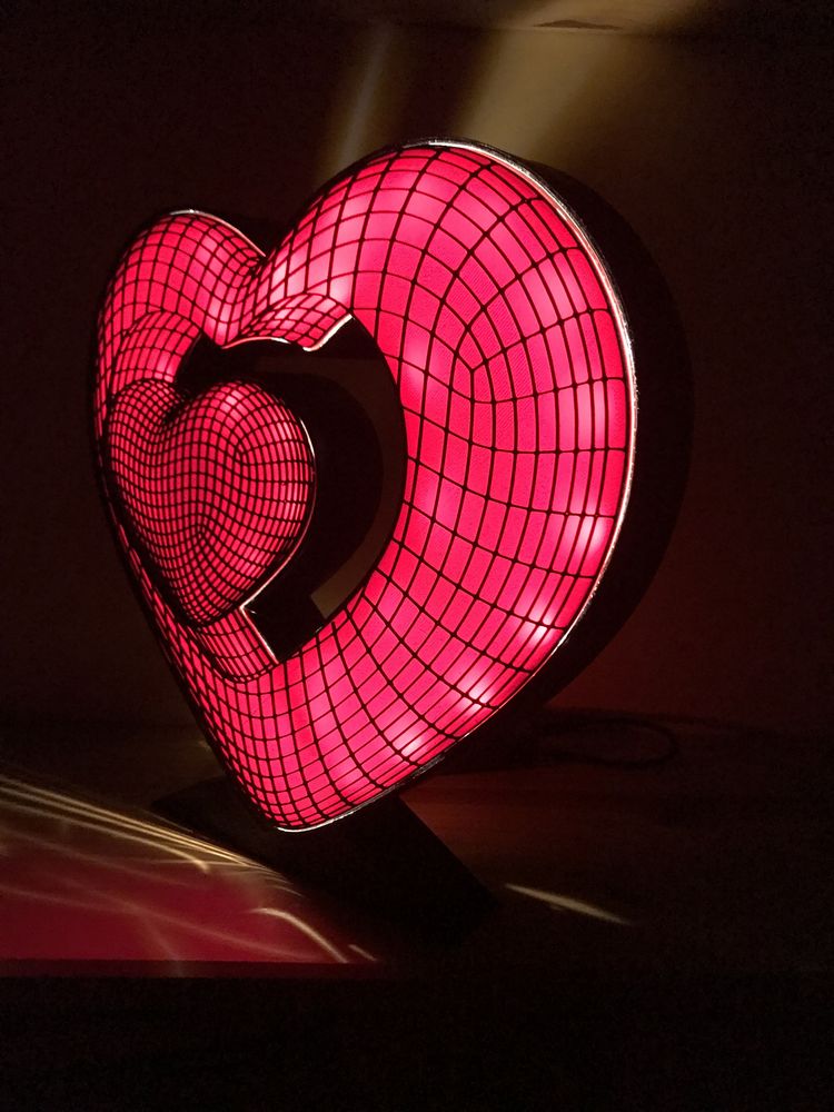 Lampe ILLUSION COEUR 3D leds USB 29 Villeurbanne (69)